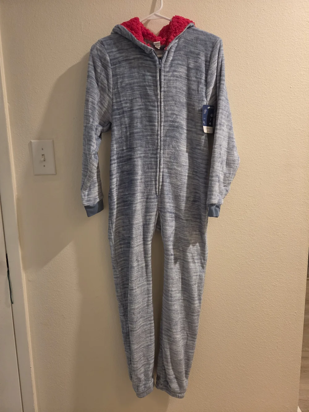 Playful Super Soft and Fun Kids Shark Hooded One-Piece - Pajama Or Costume